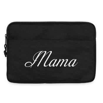 Mama Script Elegance - Laptoptasche 13" - Schwarz - Vorne
