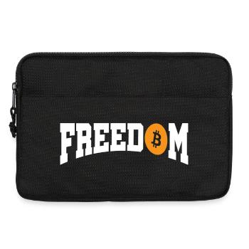 Liberté Bitcoin - Sacoche pour ordinateur portable 13 pouces - noir - Devant