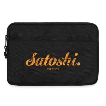 Satoshi Nakamoto Bitcoin Crypto Erfinder - Laptoptasche 13" - Schwarz - Vorne