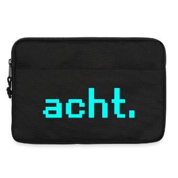 8. Geburtstag Geschenk Pixel  - Laptoptasche 13" - Schwarz - Vorne