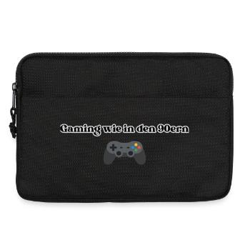 Gaming wie in den 90ern - Laptoptasche 13" - Schwarz - Vorne