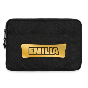 Emilia en or - Sacoche pour ordinateur portable 13 pouces - noir - Devant