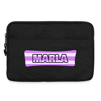 Marla als Hochzeit - Laptoptasche 13" - Schwarz - Vorne