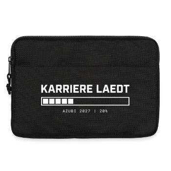Karriere Lädt Azubi 2027 – Ladebalken Vektor - Laptoptasche 13" - Schwarz - Vorne