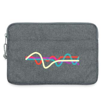 Lignes - Sacoche pour ordinateur portable 13 pouces - gris chiné - Devant