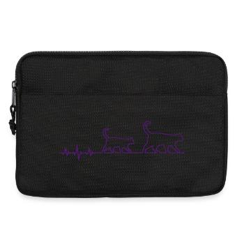 Katze - Laptoptasche 13" - Schwarz - Vorne