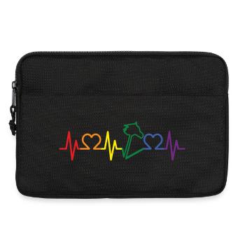 Hobby Horse Heartbeat - Laptoptasche 13" - Schwarz - Vorne