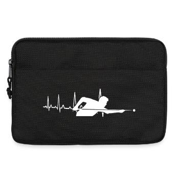 Heartbeat Billard - Sacoche pour ordinateur portable 13 pouces - noir - Devant
