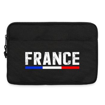 FRANCE - Sacoche pour ordinateur portable 13 pouces - noir - Devant