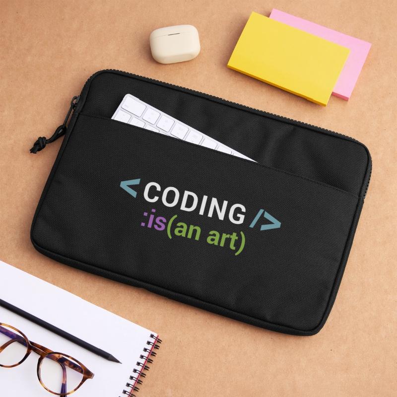 Coder est un art Sacoche pour ordinateur portable 13 pouces