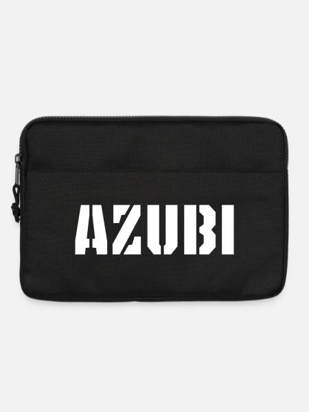 Azubi Tshirt Azubi Cap - Laptoptasche 13" - Schwarz