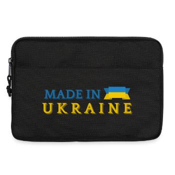 Fabriqué en Ukraine - Sacoche pour ordinateur portable 13 pouces - noir - Devant