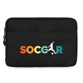 retro soccer team logo team vintage icon - Laptop bag 13" - black - Front