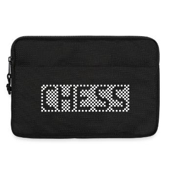 Schach Pixel Logo Schild Symbol gaming Grafik Team - Laptoptasche 13" - Schwarz - Vorne