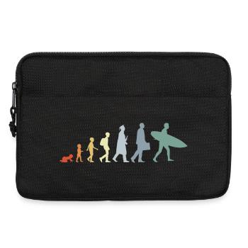 Kind zum Surfer Evolution - Laptoptasche 13" - Schwarz - Vorne