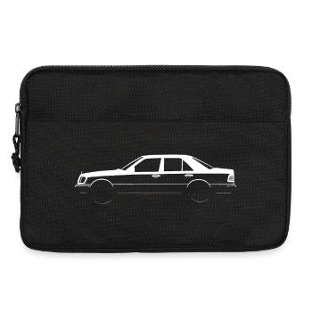 W124 Auto Oldtimer Vintage Deutsch German Retro - Laptoptasche 13" - Schwarz - Vorne