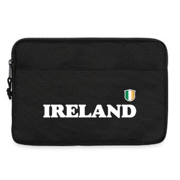 Mot-symbole irlandais en gras avec écusson - Sacoche pour ordinateur portable 13 pouces - noir - Devant