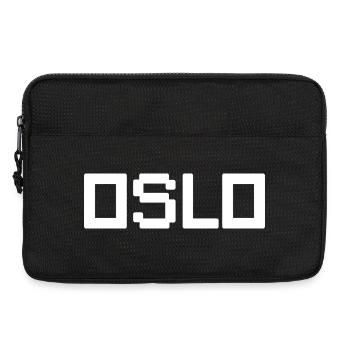 OSLO, Norvège, Norvège - Sacoche pour ordinateur portable 13 pouces - noir - Devant