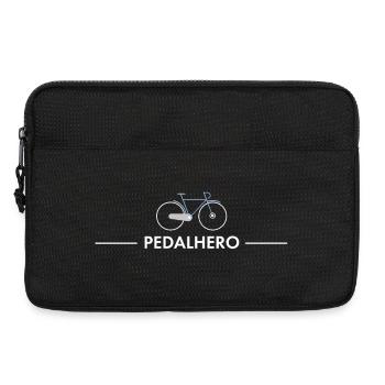 Pedalhero – Cooles Fahrrad Shirt - Laptoptasche 13" - Schwarz - Vorne