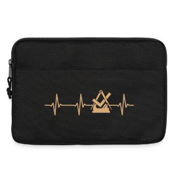 Carpenter Carpenter Guild Sign Heartbeat - Laptop bag 13" - black - Front