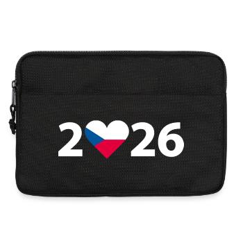 I love Czech Republic 2026, Vacation in Czech Republic 2026 - Laptop bag 13" - black - Front