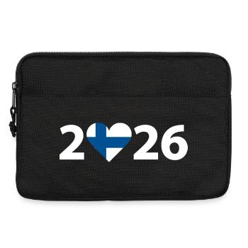 I love Finland 2026, Finland 2026 - Laptop bag 13" - black - Front