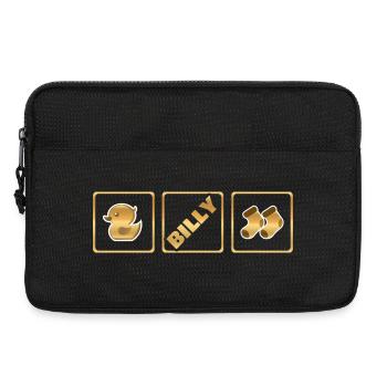 Billy en tant que naissance - Sacoche pour ordinateur portable 13 pouces - noir - Devant