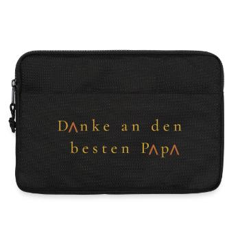 Danke an den besten Papa - Laptoptasche 13" - Schwarz - Vorne