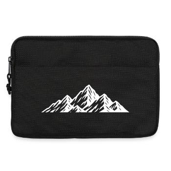 Mountains icon - Laptop bag 13" - black - Front