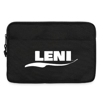 Prénom Leni - Sacoche pour ordinateur portable 13 pouces - noir - Devant
