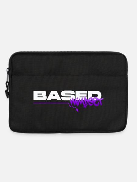 Based Mindset – Streetwear Graffiti Mentality - Laptoptasche 13" - Schwarz