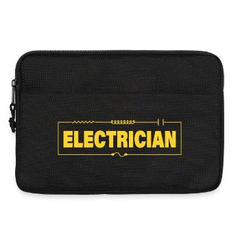 Electrician - Laptop bag 13" - black - Front