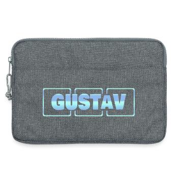 Gustav Blau - Laptoptasche 13" - Grau meliert - Vorne