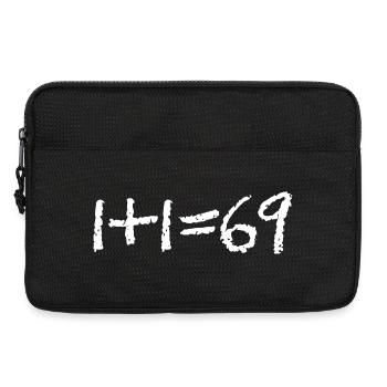 1+1 = 69 (LIEBE) - Laptoptasche 13" - Schwarz - Vorne