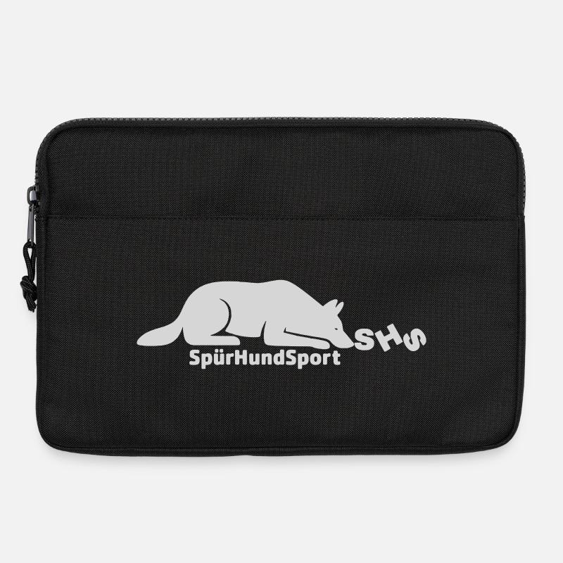 SHS Logo hellgrau - Laptoptasche 13" - Schwarz