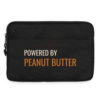 Alimenté par du beurre de cacahuète - Sacoche pour ordinateur portable 13 pouces - noir - Devant