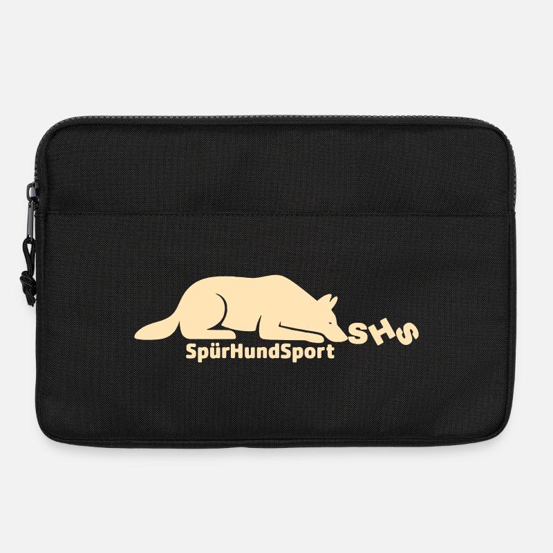 SHS Logo beige - Laptoptasche 13" - Schwarz