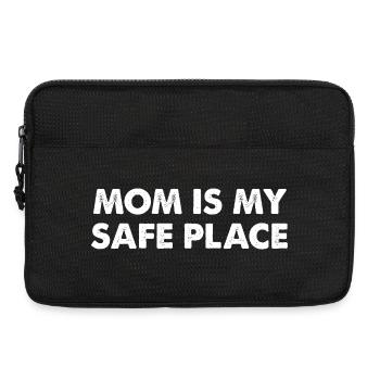 Mom Is My Safe Place - Laptoptasche 13" - Schwarz - Vorne