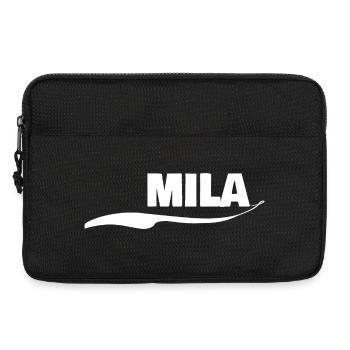 Mila als Geschenk - Laptoptasche 13" - Schwarz - Vorne