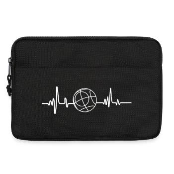 Petanque Boule Heartbeat Boccia Players - Laptop bag 13" - black - Front