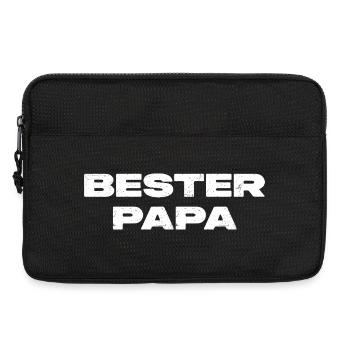 Bester Papa - Laptoptasche 13" - Schwarz - Vorne