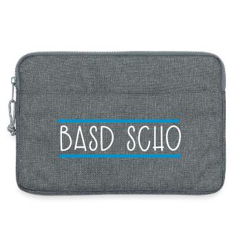 Basd scho Bayern Bayrisch - Laptoptasche 13" - Grau meliert - Vorne