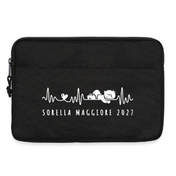 Futura Sorella Maggiore 2027 Annuncio Gravidaza - Laptoptasche 13" - Schwarz - Vorne