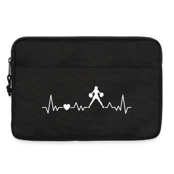 Équipe de pom-pom girls Heartbeat - Sacoche pour ordinateur portable 13 pouces - noir - Devant