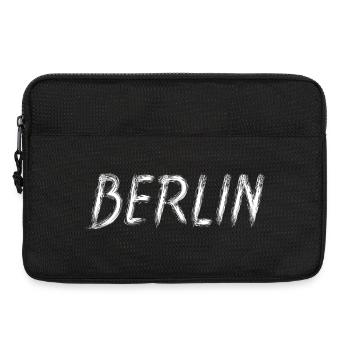 Berlin Grunge Brosse Street Art - Sacoche pour ordinateur portable 13 pouces - noir - Devant