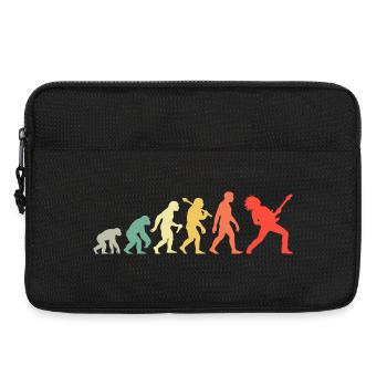 Gitarrist Evolution Rock und Metal Gitarrenspieler - Laptoptasche 13" - Schwarz - Vorne