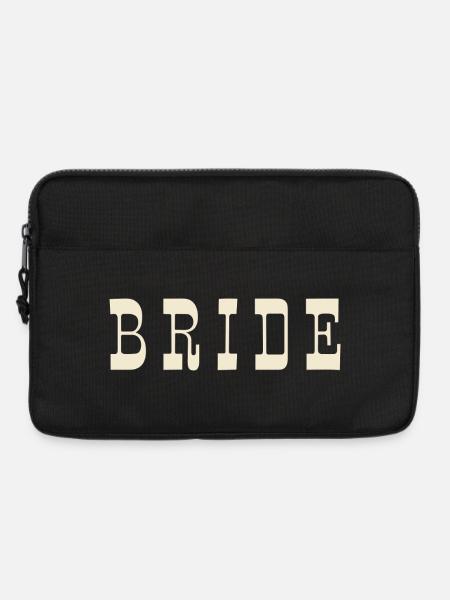Bride – Warm Ivory - Laptoptasche 13" - Schwarz