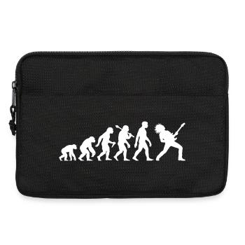 Guitarist Evolution Rock and Metal Musician - Laptop bag 13" - black - Front