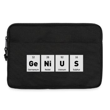 Genius Nerd Geek - Sacoche pour ordinateur portable 13 pouces - noir - Devant