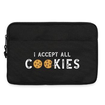 I accept all cookies - Sacoche pour ordinateur portable 13 pouces - noir - Devant